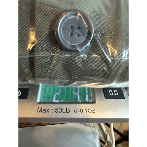 OLD NAVY Olive Drab Green Military Field CPO Jacket Mens Sz M Button Zip Hunting - Picture 10 of 10